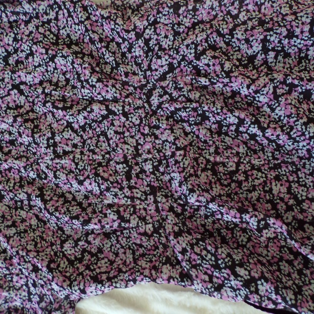 NWT Avec les filles floral mini dress M - Picture 10 of 12